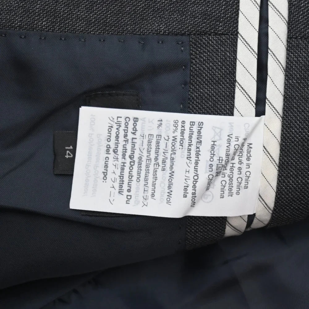JCrew Crewcuts 14 16 Gray Ludlow Tollegno 1900 Wool J3541 Boys Jacket Pants Suit